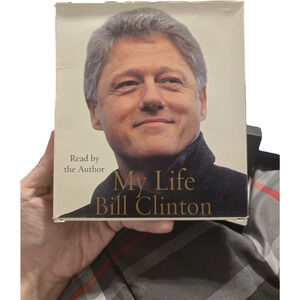 My Life by Bill Clinton Presidential Memoir Audiobook CD Set Memoir Politics